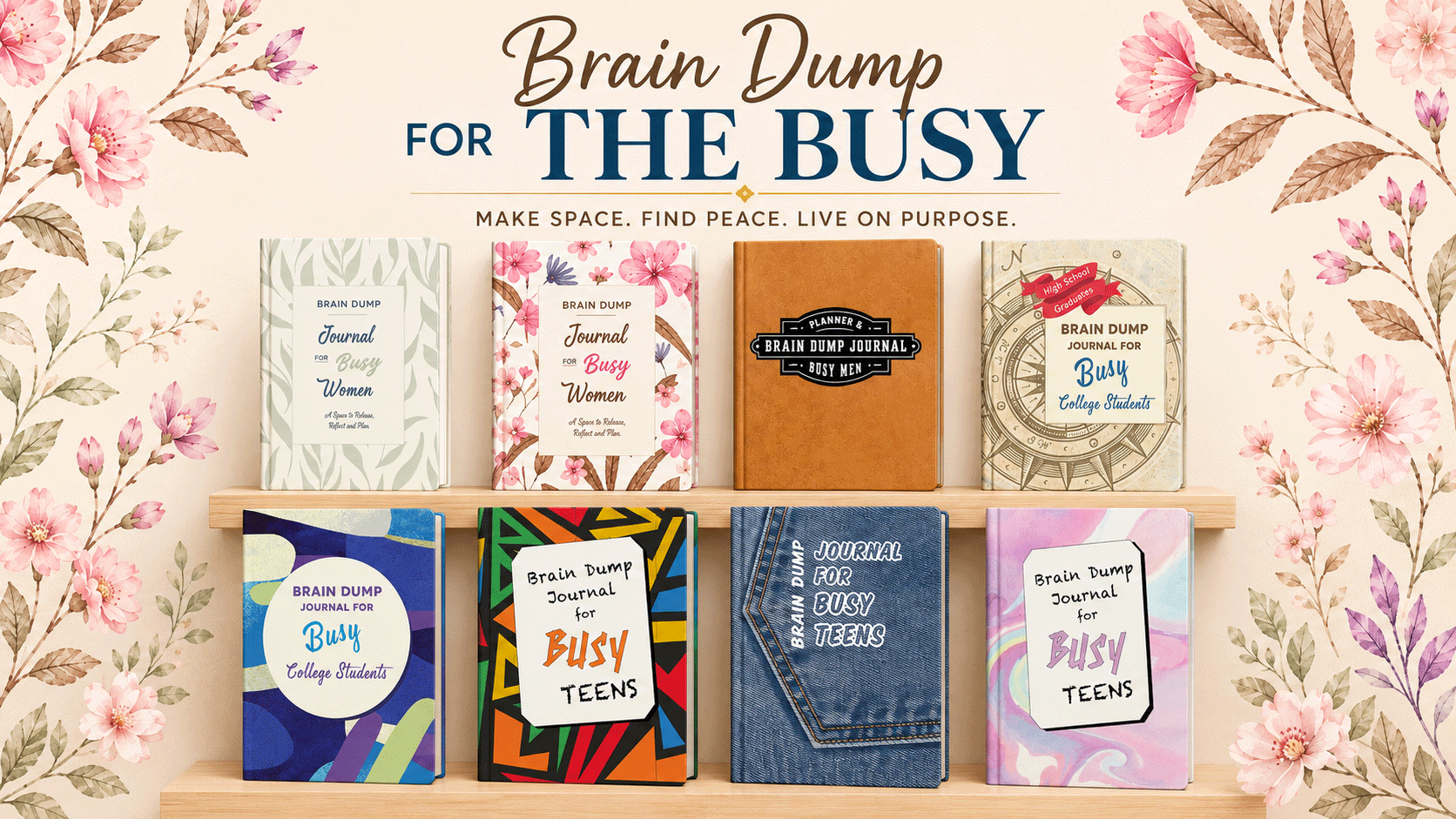 Brain Dump for the Busy journal collection